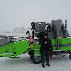 Поставка селекционно-семеноводческого комбайна Wintersteiger Classic Plus в Научно-производственный Центр зернового хозяйства имени А.И.Бараева